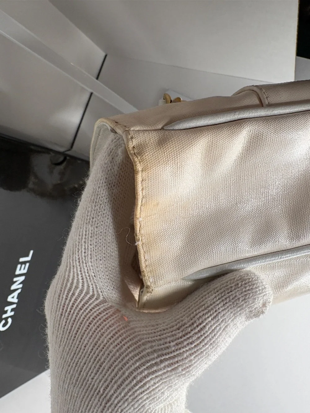 Chanel  Vintage Quilted Chain Tote